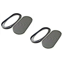 2 American Terminal universal 4x10" speaker coaxial component grills covers