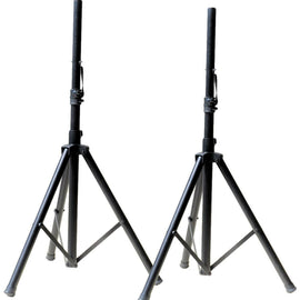 2 SS250 Universal Black Heavy Duty Folding Tripod PRO PA DJ Home Speaker Stand