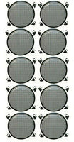 10 Patron 12" Subwoofer Metal Mesh Cover Waffle Speaker Grill Protect Guard DJ