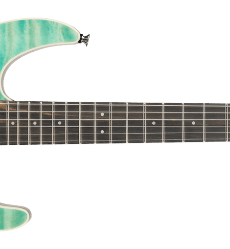 Charvel 2972813546 Pro-Mod Plus Dinky DK24 HSS QM Electric Guitar - Blue Curaçao