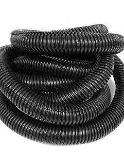 1.5" x 20' BLACK SPLIT LOOM TUBING Wire & Hose Cover Polyethylene Audio Video