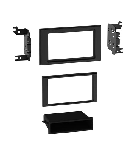 Metra 99-8251B Single/Double-DIN Car Stereo Dash Kit - Compatible Fits for Toyota Tacoma 2016-2023