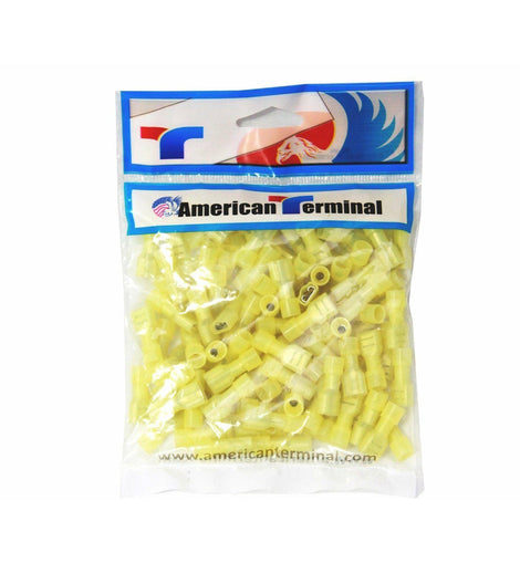 2 American Terminal 12/10-Gauge Nylon Fully-Insulated Female Quick Disconnects