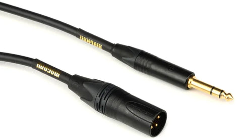 Mogami GOLD-TRSXLRM-25 Balanced 1/4-inch TRS Male to XLR Male Patch Cable - 25 foot