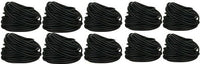 10 Patron SLT34 100 Feet 3/4' Split Loom Wire Tubing Black for Various Automotive, Home, Marine, Industrial Wiring Applications, Etc.