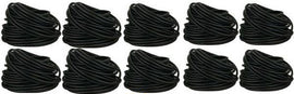 10 Patron SLT34 3/4' 100' Split Loom Wire Tubing Black for Various Automotive, Home, Marine, Industrial Wiring Applications