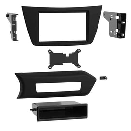 Metra 99-8725B Single/Double-DIN Car Stereo Dash Kit - Compatible Fits for Mercedes Benz C-Class 2012-2015