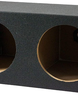 Absolute VEGD12 Dual 12" Black Slot Vented Ported Universal Subwoofer Enclosure Empty Box