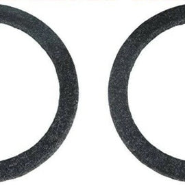 2 15" Gray Carpeted MDF Car Stereo Speaker Woofer Subwoofer Sub Ring Spacer
