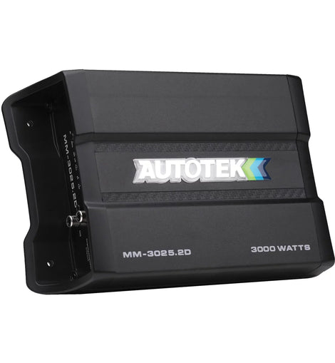 AUTOTEK MM-3025.2D  3000 Watt Compact Bridgeable 2 Channel Amplifier