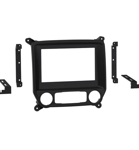 Metra 108-GM1G Double-DIN Car Stereo Dash Kit - Compatible Fits for Chevrolet Silverado/GMC Sierra 2014-2019