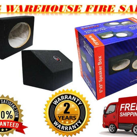 2 6 X 9 BOX ENCLOSURES CAR AUDIO SPEAKERS 6X9" Angled/Wedge THICK REAL CARPET