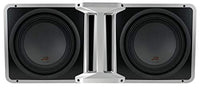 2 Alpine R-SB12V Loaded 12" 750w R-W12D4 Subwoofers+Ported Sub Enclosure Box