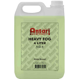 Antari FLG-4 Long-Lasting Fog Fluid for Antari Fog Machines 4 Liters Green Formula