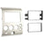 Metra 95-7406 Double-DIN Car Stereo Dash Kit - Compatible Fits for Nissan Titan 2004-2007/Armada 2004-2005