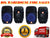 2 MR DJ PBX1559S PA 8" 2-Way Portable Passive DJ Speaker with LED Accent Lighting