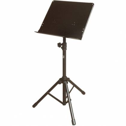 Yorkville BS-308 Large, Tripod, Solid Top Djustable Stand W/O Holes - Black