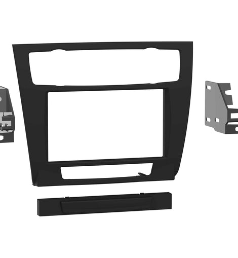 Metra 95-9327B Double-DIN Car Stereo Dash Kit - Compatible Fits for BMW 1 Series (w/o NAV w/Automatic Climate Control) 2008-2013