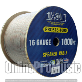 Absolute USA PROS161000 16 Gauge Speaker Wire