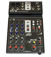 Peavey PV 6 Mixer - Ideal for Live Shows, Recording, Podcasting