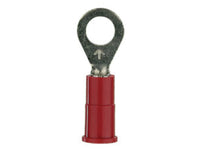 Install Bay 3MRVRT10 3M™ Red Vinyl Ring Terminal 22-18 Gauge #10 Package of 100