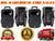 2 Mr. Dj DSP4000 15" 4000W Bluetooth DSP FM Radio USB Portable PA DJ Speaker Microphone