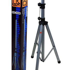 MR DJ SS350S Silver Folding Tripod DJ Speaker Stand