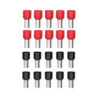 Tsunami TSX-4GA-FERR 20-Piece Red and Black 4GA Ferrules - Refill Pack