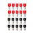 Tsunami TSX-4GA-FERR 20-Piece Red and Black 4GA Ferrules - Refill Pack