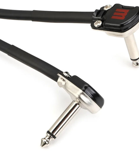 Mogami GOLD INST PRR 1.5 Pancake Right Angle to Right Angle Pedal Cable - 18 inch
