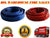 AT 50 FEE 0 GAUGE BLUE & RED POWER + GROUND WIRE CABLE 1/0 GAUGE CAR AUDIO