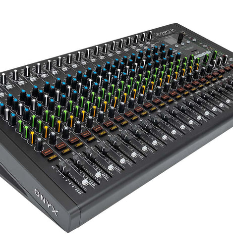 Mackie Onyx24, 24-Channel Premium Analog Mixer with Multi-Track USB