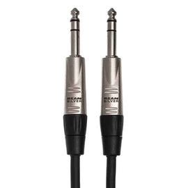 Hosa HSS-005 Pro Balanced Interconnect Cable REAN 1/4-inch TRS Male to REAN 1/4-inch TRS Male - 5 FT