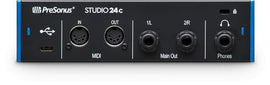 PreSonus Studio 24c 2x2, 192 kHz, USB Audio Interface with Studio One Artist and Ableton Live Lite DAW Recording Software