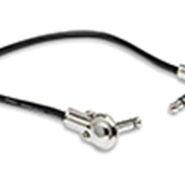 Hosa IRG-600.5 Guitar Patch Cable Low-profile Right-angle to Same 6 in - 6 pc