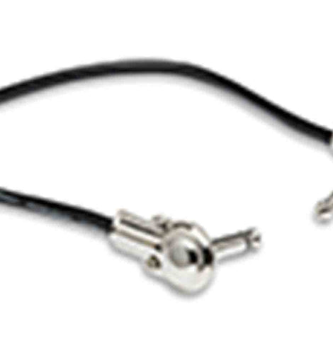 Hosa IRG-600.5 Guitar Patch Cable Low-profile Right-angle to Same 6 in - 6 pc