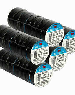 50Pcs 3M Temflex 1700 Electrical Tape 60 Feet (5 Sets 10 Rolls)