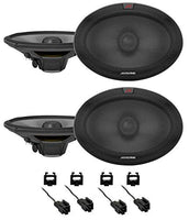 Alpine R2-S69 6x9" Front+ Rear Speaker Replacement Kit Fit 2001-2006 Dodge Stratus