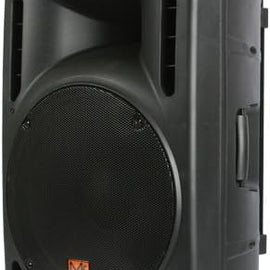 MR DJ PBS1609MP3 Powered PA 12 Inch DJ Speaker Cabinet with Built-In Amplifier, USB & SD Card Playback