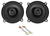 ALPINE S-S50 170 Watt 5.25" 5 1/4" Coaxial 2-Way Car Audio Speakers. Metra 72-1002 Speaker Harness Connector for 1984-02 Jeep+ Dodge+ Cherokee Vehicles.