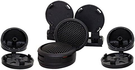 Absolute TW600 Mini Car Tweeter Kit 600 Watts of Power, High-Frequency Silk Dome Tweeters, 1.5