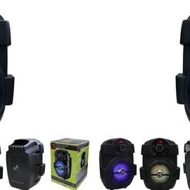 2 MR DJ PSE65BT 6.5" Portable Speaker with Rechargeable Battery Party Speaker
