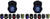 2 MR DJ PSE65BT 6.5" Portable Speaker with Rechargeable Battery Party Speaker