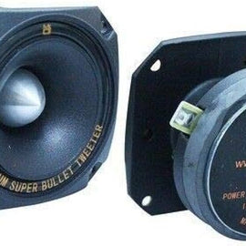 MR DJ USA HDT700B 3.5-In Titanium Bullet Tweeter w/ 10 Ounce Ferrite Magnet Black