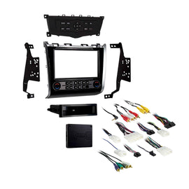 Metra 99-7627HG Single/Double DIN Dash Kit - Compatible Fits for Nissan Pathfinder (w/o NAV, with color screen) 2013-2016