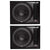 2 Pack Rockford Fosgate 500W Punch Single P1 10 Inch Loaded Subwoofer Enclosure