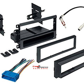 GMK420 GWH346 GM6 Car Radio Stereo CD Player Dash Install Mounting Trim Bezel Panel Kit + Harness