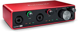 Focusrite Scarlett 4i4 3rd Gen 4-in, 4-out USB Audio Interface Bundle with XLR Cable and Polishing Cloth