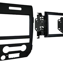 Car Stereo Installation Kit Compatible Fit Ford F150 2009 – 2012 In-Dash Mounting Kit Antenna, and Harness for Double Din Radio Receivers