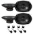 2 Pair ALPINE S-S69 260 Watt 6x9" Coaxial 2-Way Car Audio Speakers & Metra 72-6512 Speaker Harness Connector for Chrysler Vehicles 90-07 Cherokee Bundle